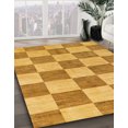 thumbnail image 3 of Ahgly Company Machine Washable Indoor Rectangle Abstract Orange Area Rugs, 8' x 10', 3 of 7
