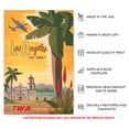 thumbnail image 3 of HISTORIX Vintage 1950 Los Angeles Travel Poster Print - 8x12 Inch Vintage Airline Poster Fly TWA Los Angeles California Poster Wall Art by Bob Smith, 3 of 6