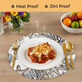 thumbnail image 4 of Coastal Brown Coral Round 13 Inch Placemats Set of 6, Summer Ocean Starfish Nautical Vintage HeatResistant Non Slip Place Mats for Dining Table, Wipeable Braided Kitchen Table Mats for Housewarming, 4 of 9