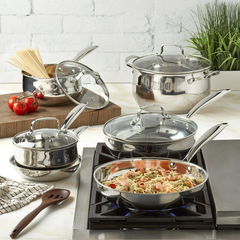Denmark Tools for Cooks 10-piece Stainless Steel Cookware Set