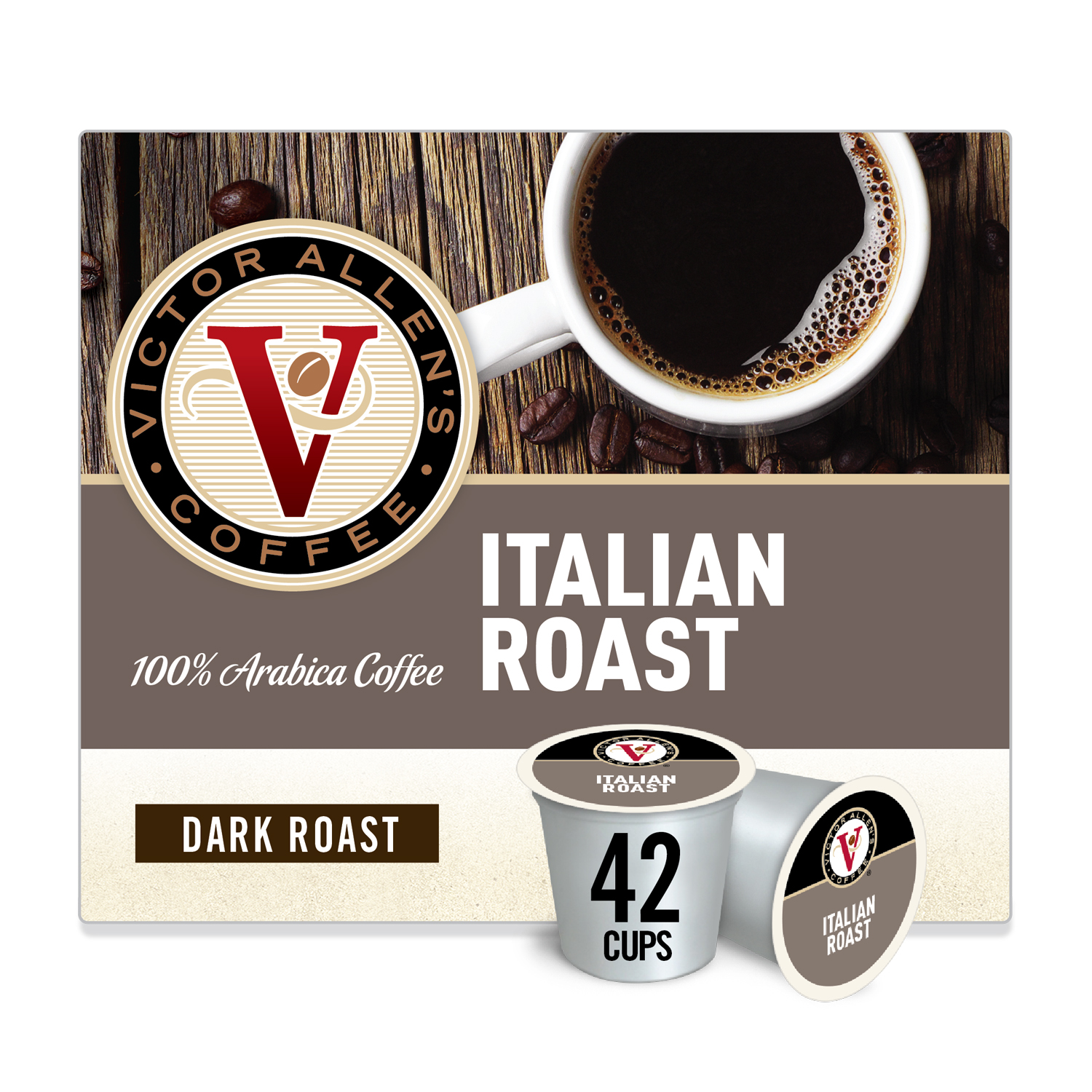 Italian Roast, Dark Roast, 42 Count 