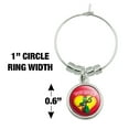 thumbnail image 4 of Gumby with Guitar You Rock Heart Wine Glass Charm Drink Marker, 4 of 4