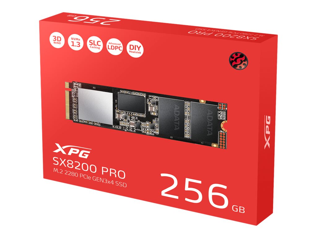 XPG SX8100 M.2 - SSD PCIe 0 NVMe ADATA Gen3x4 3D 2TB 4TB NAND com