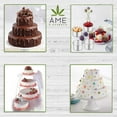 thumbnail image 7 of AME D'ESSENCE (1-PC) Aluminum Cake Pans Layer Round Cake Pan Durable Commercial Grade 8" DIA X 3", 7 of 7