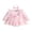 Pink, variant on Cjfdfy Newborn Baby Girls Lace Dress Fall Clothes Bodysuit Ruffle Long Sleeve Floral Lace Romper Dress And Bow Headband Infant Cute Coming Home Outfit Fall Winter Outfit 0-18 Months
