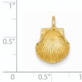 thumbnail image 2 of Beautiful 14k Seashell Pendant, 2 of 2