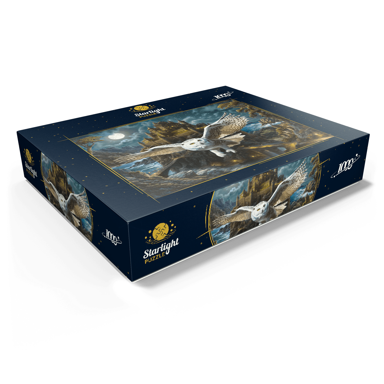 MyPuzzle - Magic Owl And Castle - Premium 1000 Piece Jigsaw Puzzle for Adults