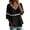Black, variant on Womens Tops Trendy Fashion Elegant Hollow Out Design Texture Comfort Ladies Clothing,Brown,L,Brown,L