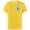 Yellow, variant on Disney Alphabet Monogram Letter F for Flounder - Short Sleeve Cotton T-Shirt for Adults - Customized-Black