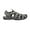 Grey/Red, variant on PDQ Youth Boys Toggle & Touch Fastening Synthetic Nubuck Trail Sandals