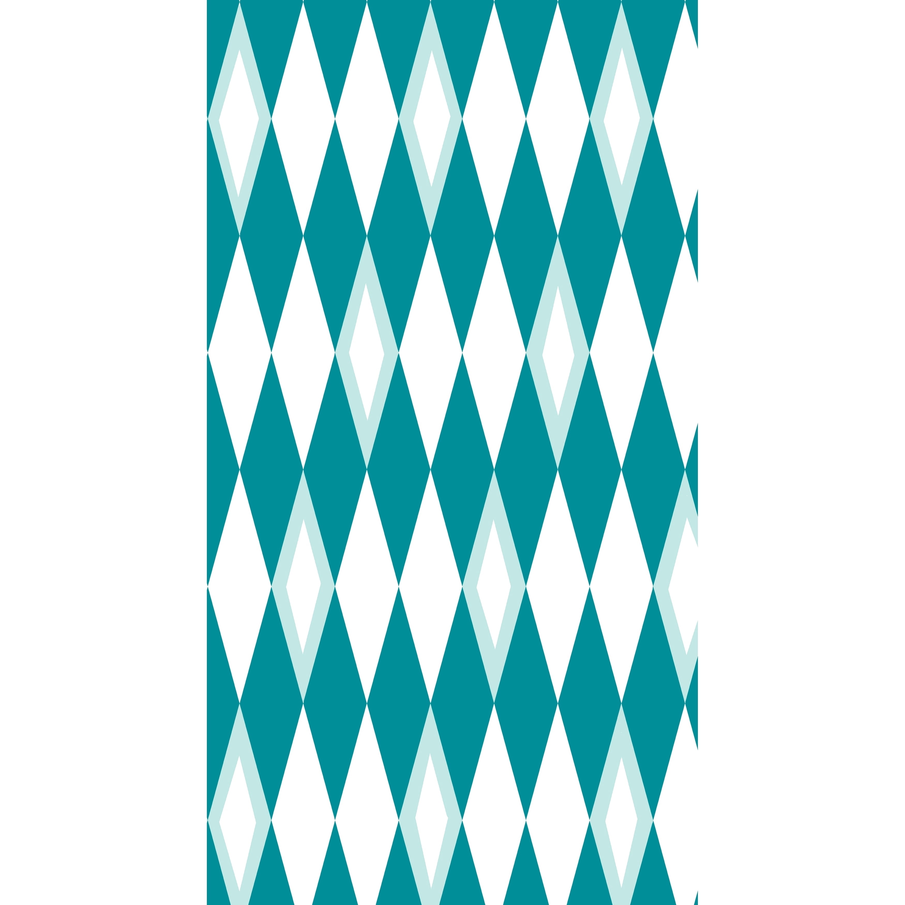Simply Daisy, 16 x 25 inch, Harlequin, Geometric Print Kitchen Towel, Pink/Fushcia