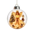 thumbnail image 6 of Clearance！Glowing Christmas Story Ornament, Light-Up Mini Holiday Scene with Warm LED Light, Festive Keepsake Gift for Home Christmas Party Decoration (Angel), 6 of 6