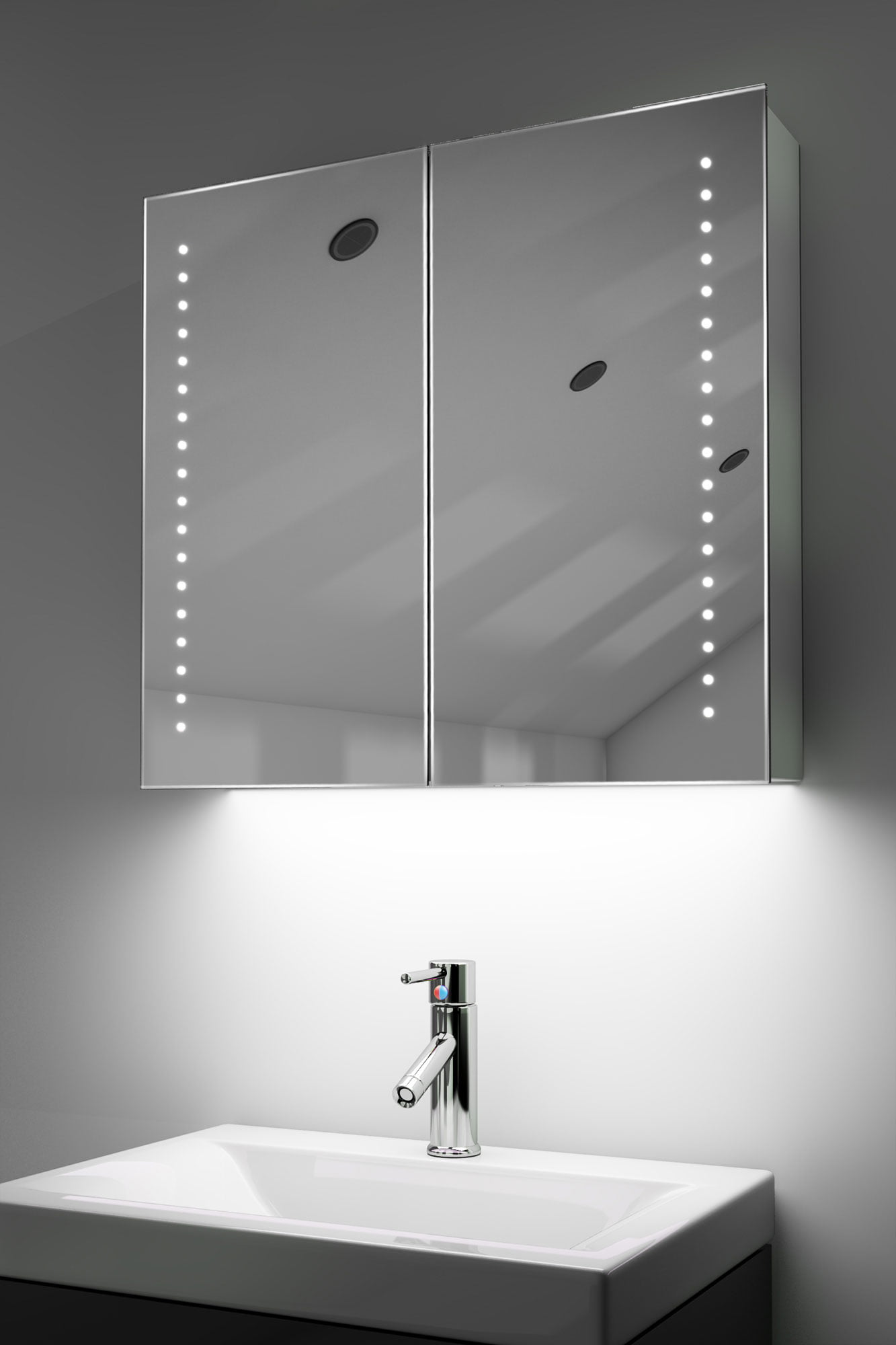 This Bathroom Mirror Cabinets Light Demister Updated Bathroom
