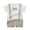 Khaki, variant on ZACPNCV Infant Newborn Baby Boys Gentleman Suit Bowtie Romper Color Block Short Sleeve Outfids Jumpsuit Clothes Baby Bodysuits Gray 6-9 Months