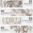 thumbnail image 3 of Tapiz de mandala, tapiz de medallón floral, tapiz de bosquejo de plantas florales, tapiz bohemio hippie para habitación, 3 of 5