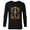 Black, variant on Marvel Holiday Christmas Avengers Captain Marvel Nutcracker - Long Sleeve T-Shirt for Men - Customized-Athletic Heather