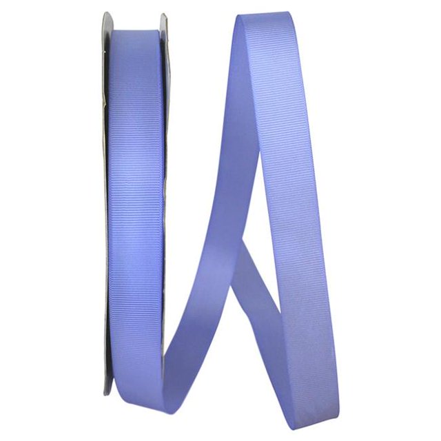 Reliant Ribbon 4900-447-05C 0.875 in. 100 Yards Grosgrain Style Ribbon, Iris