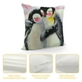 thumbnail image 4 of Fenyluxe Cute Penguin Gifts, Love Pillow Covers , I Love You Gifts for Women Girlfriend Wife, Couple Quote Penguin Decorative Throw Pillow Cover, Penguin Lover Cushion Covers for Bedroom Decor White, 4 of 5
