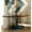 Brass Solid Yoga 14" x 5" x 11", variant on 9" x 11" Black Polystone Yoga Sculpture, by DecMode
