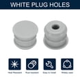 thumbnail image 3 of Unique Bargains 10pcs Hole Plug 5/16 Inch (7.6mm) Button Plugs Fit for 6.5-7mm Hole, Waterproof Plug Tube Plug, Grey, 3 of 6