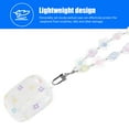 thumbnail image 3 of Earbuds Case Cover Earbuds Protection Shell Beaded Chain Earbuds Cover Compatible for Airpods Pro, 3 of 9