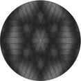 thumbnail image 1 of Ahgly Company Indoor Square Patterned Carbon Gray Area Rugs, 3' Square, 1 of 6