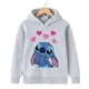 thumbnail image 2 of Sudadera con capucha Kawaii Lilo Stitch para niños y niñas, ropa de moda para bebés, sudadera de punto cálida de otoño, 2024, 2 of 5