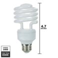 thumbnail image 2 of SUNLITE 23W 120V Full Mini Spiral Daylight Compact Fluorescent Light Bulb, 2 of 2