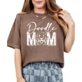 thumbnail image 3 of Doodle Mom Shirt for Women Cute Trendy Goldendoodle Dog Owner Graphic Tee for Adults Espresso Shirt Adult 2XL, 3 of 4