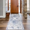 thumbnail image 1 of JV Home Runner Rug Napoli Blue 2'7" x 8' Washable Rugs Anti Slip, 1 of 7