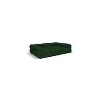 Meridian Furniture Ames Green Boucle Fabric Modular Sectional