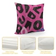 thumbnail image 4 of Chilfamy  Hot Pink Decorative Throw Pillow Case,Leopard Animal Skin Pattern in Abstract Style Wild Safari Jungle Theme, Cushion Cover for Couch Living Room Car, 4 of 5