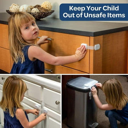 Wittle Child Safety Cabinet Locks 8 Pk, Best Child Locks For Dresser Drawers