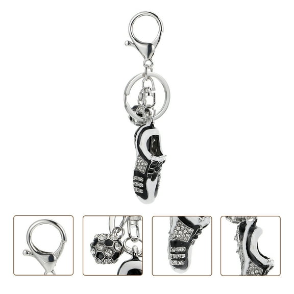 Masteelf  Soccer Football Shoe Keychain Medal Unique Ornament for Keys Man