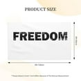 thumbnail image 6 of Patriotic Flag, White 3x5 Ft, Indoor and Outdoor Yard Decoration for Home, Celebrations, or National Holiday Events, 6 of 8