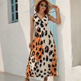 thumbnail image 2 of Leopard Print Pattern King Size Sleeveless Dress Dresses Summer Women Dresses Clothing Woman Dresses Dress, 2 of 6