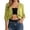 A-Light Yellow51, variant on XIAONU Women's Ruffle Solid Cropped Bolero 3/4 Sleeve Open Front Cardigan Soft Chic Casual Boleros
