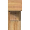thumbnail image 5 of Ekena Millwork 8"W x 18"D x 18"H Imperial Block Rough Sawn Bracket w/ Offset Brace, Western Red Cedar, 5 of 25