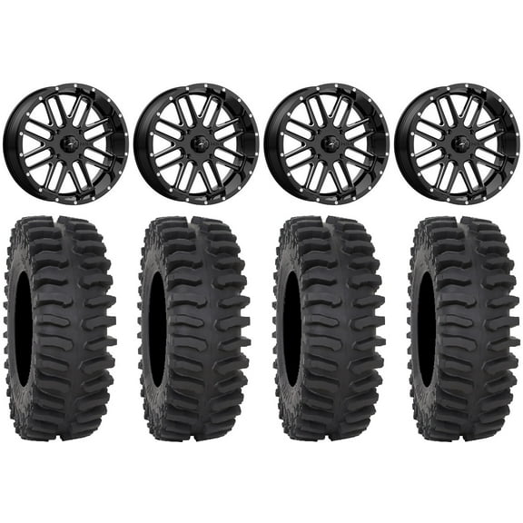 MSA Milled Bandit 20" Wheels 33" XT400 Tires Polaris RZR XP 1000 / PRO XP / Ranger XP 900/1000