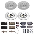 thumbnail image 2 of Power Stop Front and Rear Geomet Coated Brake Rotor and Pad Kit CRK7097, 2 of 4