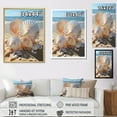 thumbnail image 4 of Designart "Seashell Beauty Beach Photo II" Animals Floater Framed Wall Decor, 4 of 7