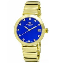 Oniss Women's Prima  Blue Dial Watch - ON5559-21_GBU