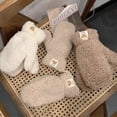 thumbnail image 4 of Warmth Cozy Bear Pattern Windproof Full Finger Winter Gloves For Outdoor Students And Everyday Use, 4 of 4