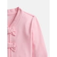thumbnail image 3 of Wonder Nation Baby Girls' Bow Front Cardigan Sweater, Sizes 0M-24M, 3 of 3