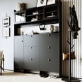 thumbnail image 2 of Trendy & Functional - Black Hall Tree for Storing Shoes, Hats & Keys, 2 of 5