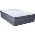SIMING 13Inch Extra Firm Foam Encased Eurotop Hybrid Mattress & 8