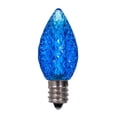 thumbnail image 2 of Vickerman C7 LED Blue Faceted Replacement Bulb, bag of 25, 2 of 2