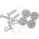 thumbnail image 4 of BRIGHTFUFU 1 juego de tornillos para matrícula de coche, clips para matrícula, sujetadores, accesorios de fijación para el marco de la matrícula, 4 of 7