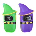 thumbnail image 2 of 2 walkie-talkies para niños, radios bidireccionales, juguetes portátiles para niños. Verde y morado, 2 of 9