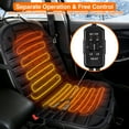 thumbnail image 3 of TOYTEXX 1 Pair Audew 12V Heated Car Seat Cushion with Thermostat Control for Winter Driving – Universal Fit, 3 of 5